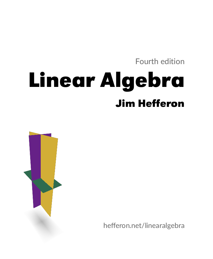 cover of Linear Algebra by Hefferon